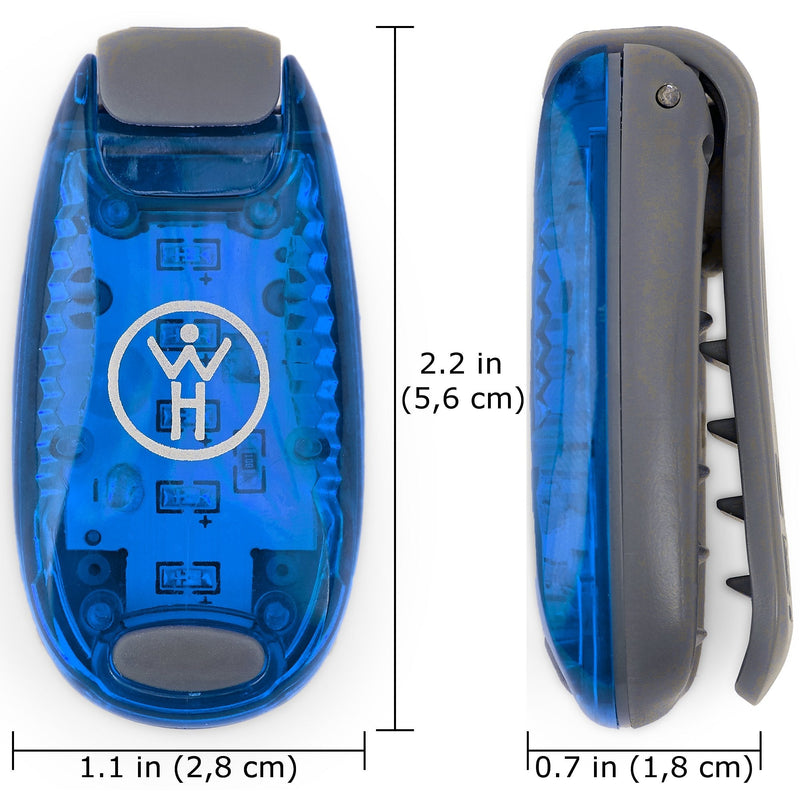 LED Safety Light 2 Pack - Nighttime Visibility for Runners, Cyclists, Walkers, Joggers, Kids, Dogs, Relays & More - Clip to Clothes Strap to Wrist, Ankle, Bike, Collar, or Just About Anywhere! - BeesActive Australia