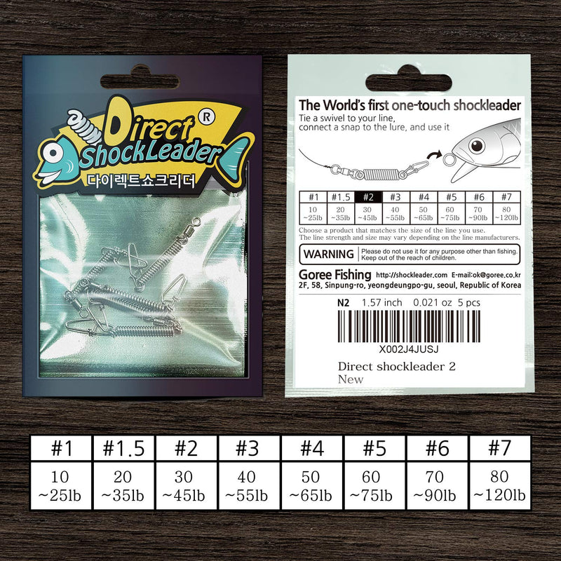 Monofilament Shock Leader Line is no Needed Direct Shock Leader Fishing Line Freshwater Saltwater Fishing Tackle One-Touch Snap Swivel Bass Seabass Tuna Kingfish GT Pike Lure Fishing #7 - BeesActive Australia