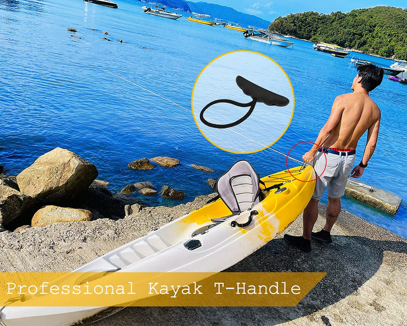 DS. DISTINCTIVE STYLE Kayak Handles 2 Pieces Carry Handles Replacement Kayak Accessories Front Rear Mount - BeesActive Australia