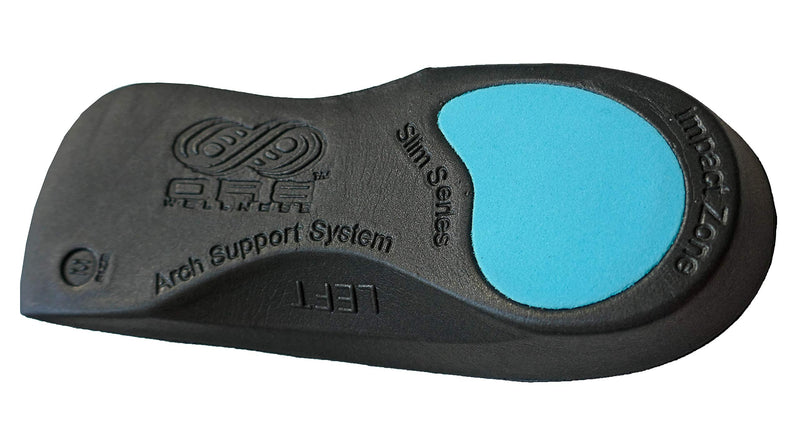 Plantar Fasciitis Insoles. ¾ Length Slim Fit Shoe Inserts. Orthotic Foot Supports. Flat Feet. Arch Support X-Small 3-4.5 - BeesActive Australia