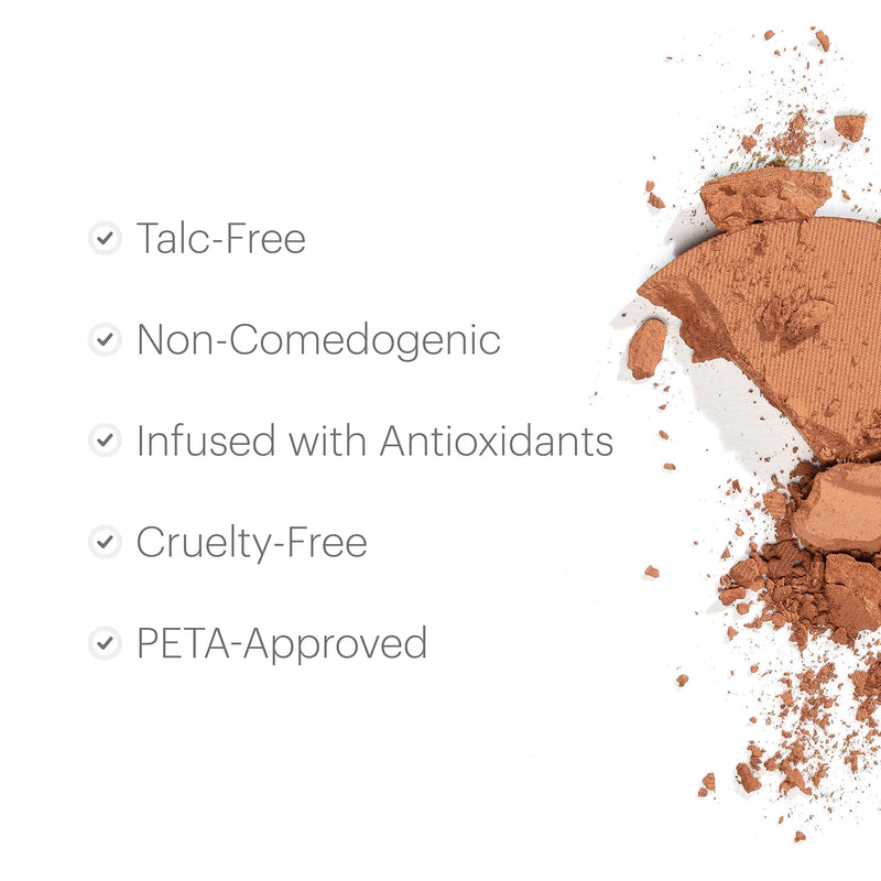 Glo Skin Beauty Bronze | Facial Bronzer and Mineral Makeup Contour Powder, Talc-Free and Cruelty-Free | Apply to Face and Neck for a Sunkissed Look Sunkiss - BeesActive Australia