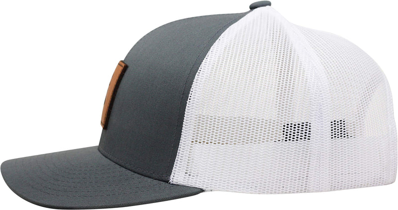 LINDO Trucker Hat - Critter Collection (bass, Duck, Whitetail) One Size Graphite/White (Whitetail) - BeesActive Australia
