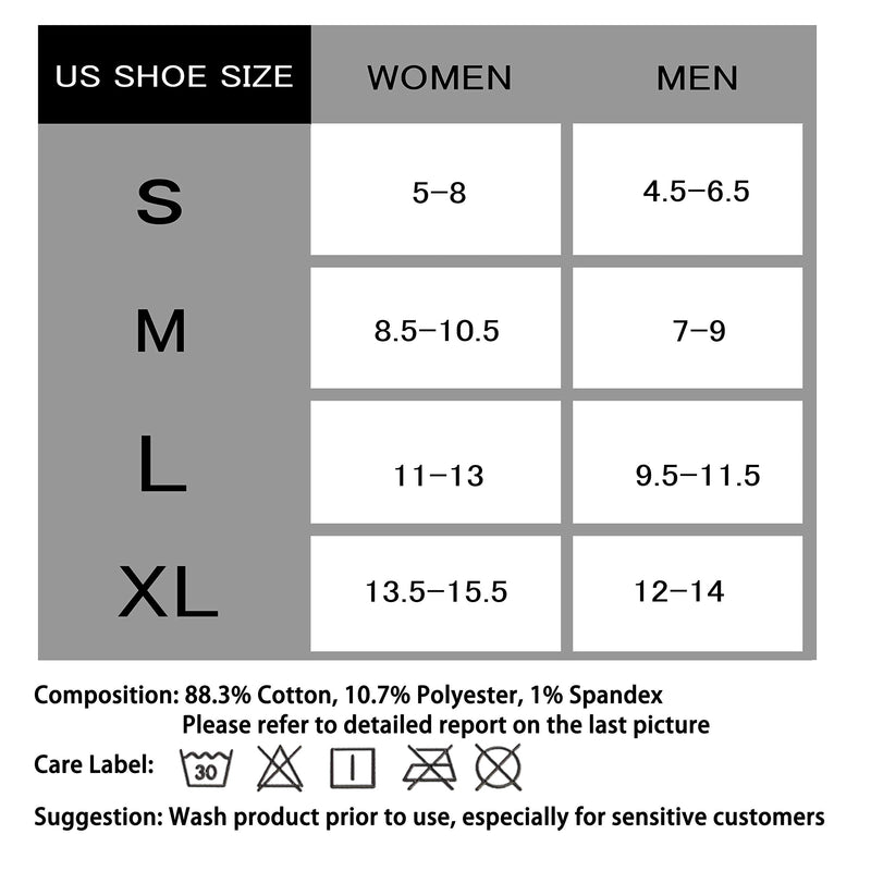 CelerSport Ankle Athletic Running Socks Low Cut Sports Tab Socks for Men and Women (6 Pairs) White Small - BeesActive Australia