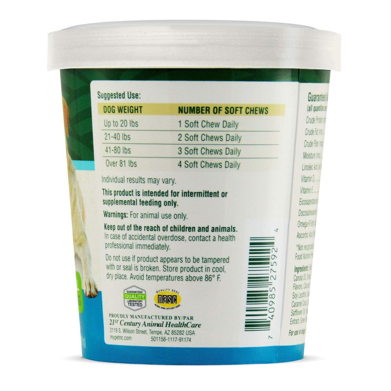 PetNC Natural Care Skin and Coat for Dogs Soft Chews - BeesActive Australia