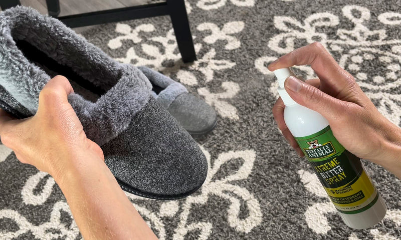 Totally Animal Xtreme Bitter Spray Chew Deterrent for Dogs and Puppies | Maximum Strength Alcohol-Free Bitter Apple Alternative | Made in USA - 8 oz - BeesActive Australia
