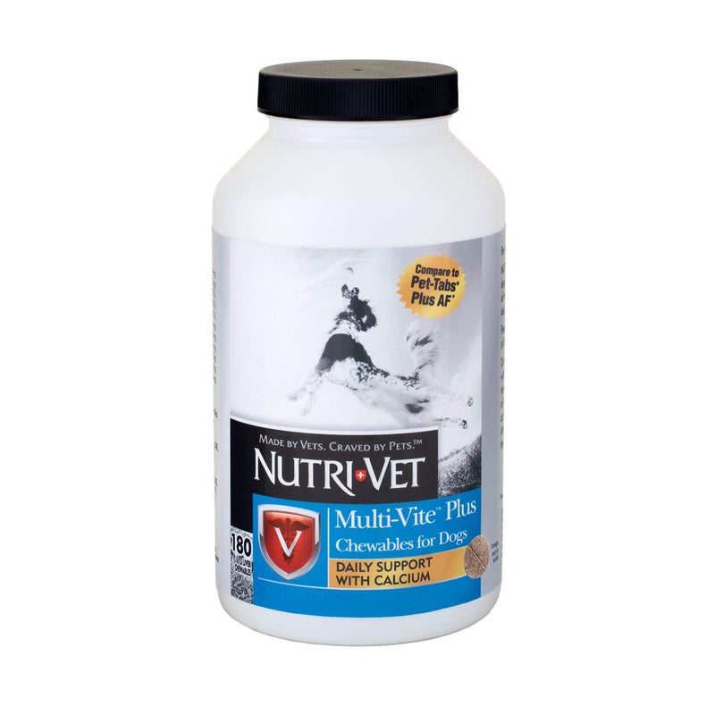 Nutri-Vet Multi-Vite Chewables for Adult Dogs | Daily Vitamin and Mineral Support to Help Maintain Peak Condition 180 ct - BeesActive Australia