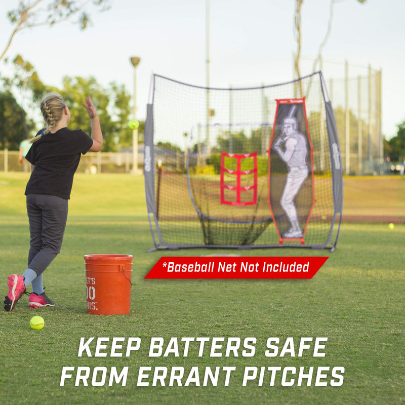 GoSports Baseball & Softball Pitching Kit - Practice Accuracy Training with Strike Zone & XTRAMAN Dummy Batter - BeesActive Australia