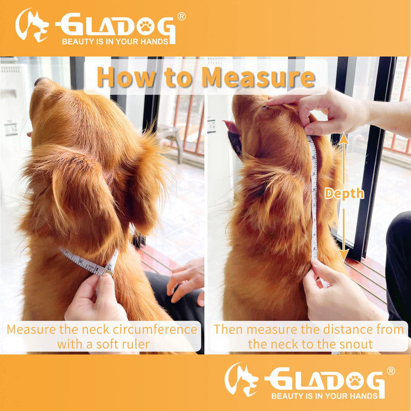 Soft Dog Cone Collar, 2 PCS (for Exact Size) Flexible Plastic Cone for Dogs After Surgery, Dog Recovery Collar, Adjustable E-Collar for Large/Medium/Small Dogs Cat, Comfy Elizabethan Collar M - BeesActive Australia