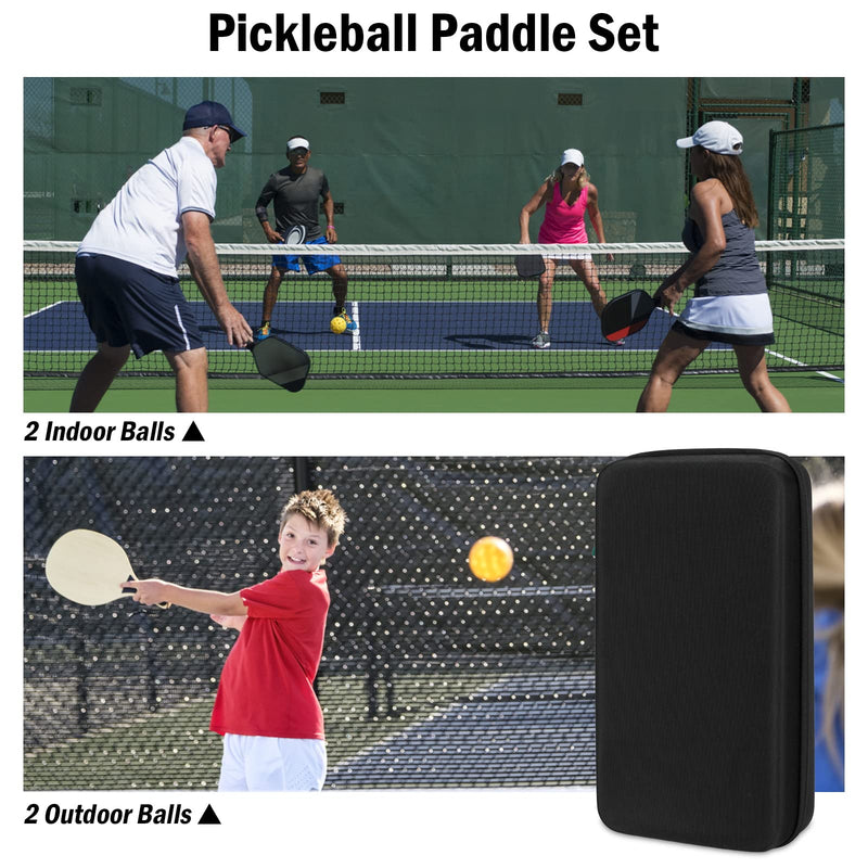 C CALYCO Pickleball Bag Pickleball Sling Cover with Extra Storage Space for Accessories, Adjustable Pickleball Carrying Case for Men & Women Fits 2 Paddle & 4 Balls Black - BeesActive Australia