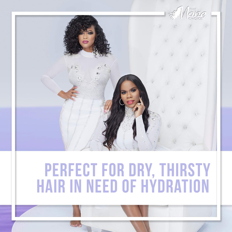The Mane Choice Heavenly Halo Herbal Hair Tonic & Soy Milk Deep Hydration Softening Milk 8oz (8oz) - BeesActive Australia