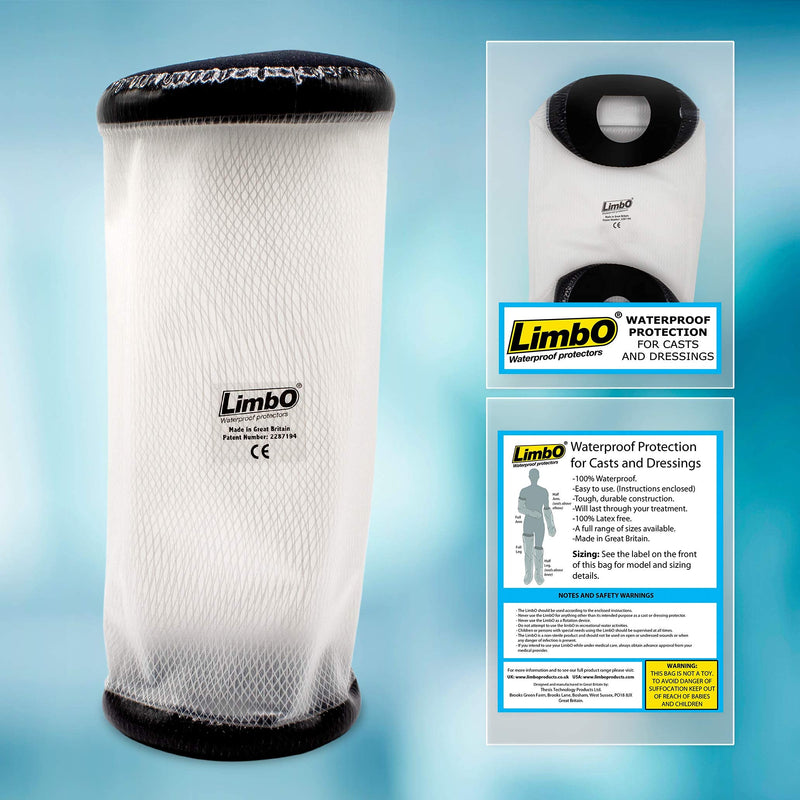 LimbO Waterproof Cast and Dressing Protector, PICC Line Cover M65, 25 to 29 cm Upper Arm Circumference - BeesActive Australia