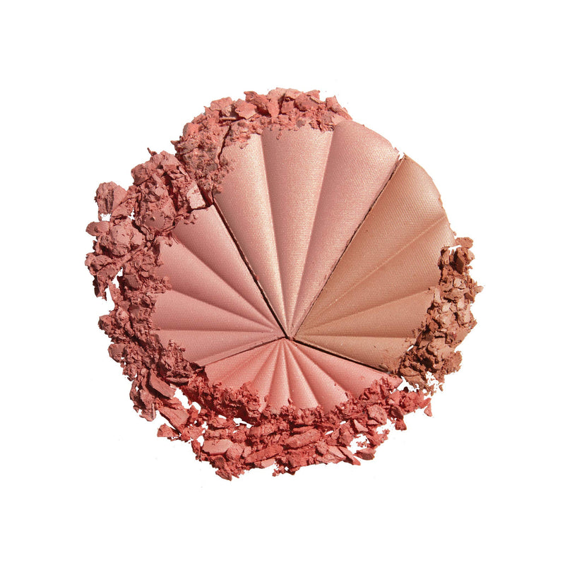 Milani Color Harmony Blush Palette - Berry Rays (0.3 Ounce) Vegan, Cruelty-Free Powder Blush Compact - Shape, Contour & Highlight Face with 4 Matte Shades - BeesActive Australia