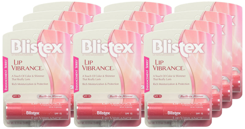 Blistex Lip Vibrance, Lip Protectant, SPF 15 0.13 oz (Pack of 12) - BeesActive Australia