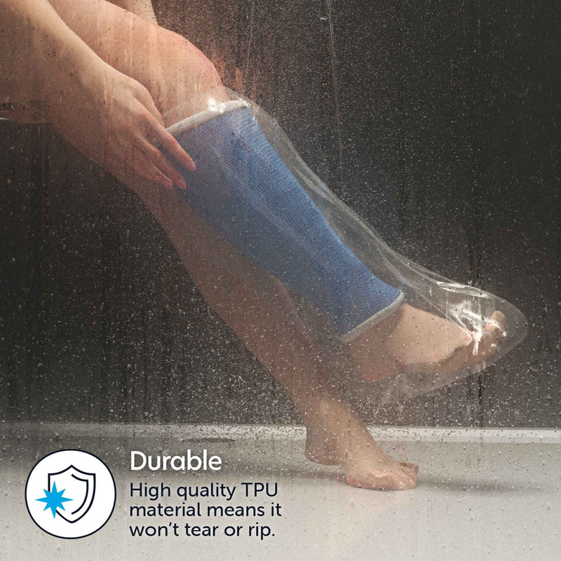 Box of 3 JFA Medical Reusable Waterproof Shower Leg Cast Cover Protectors, Half Leg - BeesActive Australia