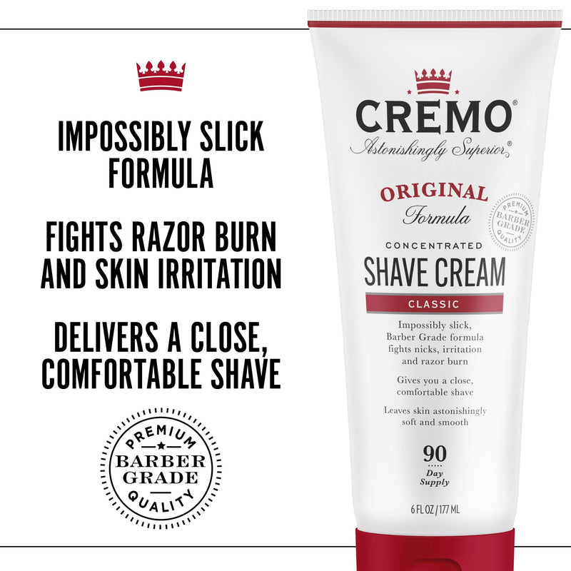 Cremo Original Shave Cream, Astonishingly Superior Smooth Shaving Cream Fights Nicks, Cuts And Razor Burn, 6 Ounces - BeesActive Australia