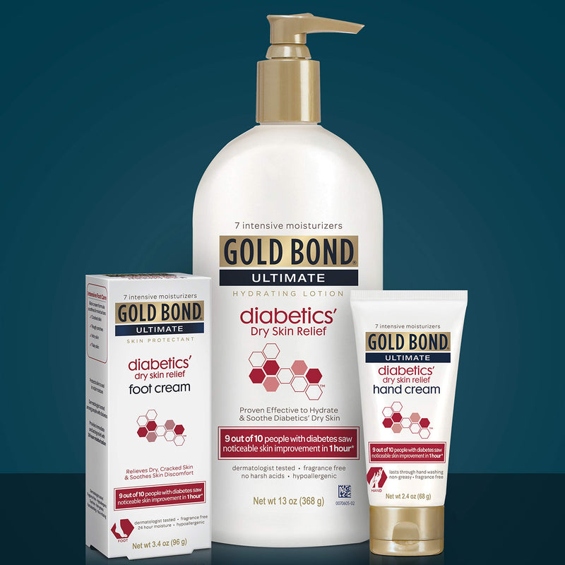 Gold Bond Hydrating Lotion Diabetics' Dry Skin Relief 4.5 oz, Moisturizes & Soothes - BeesActive Australia