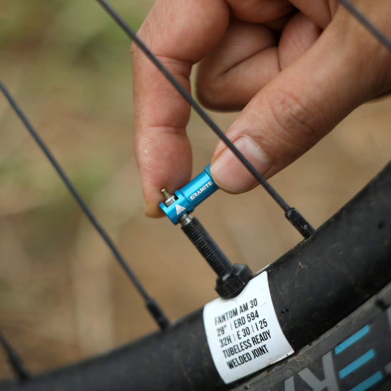 Granite Juicy Nipple Valve Cap with Valve Core Removing Function, Bike Tire Caps Dust Covers - BeesActive Australia