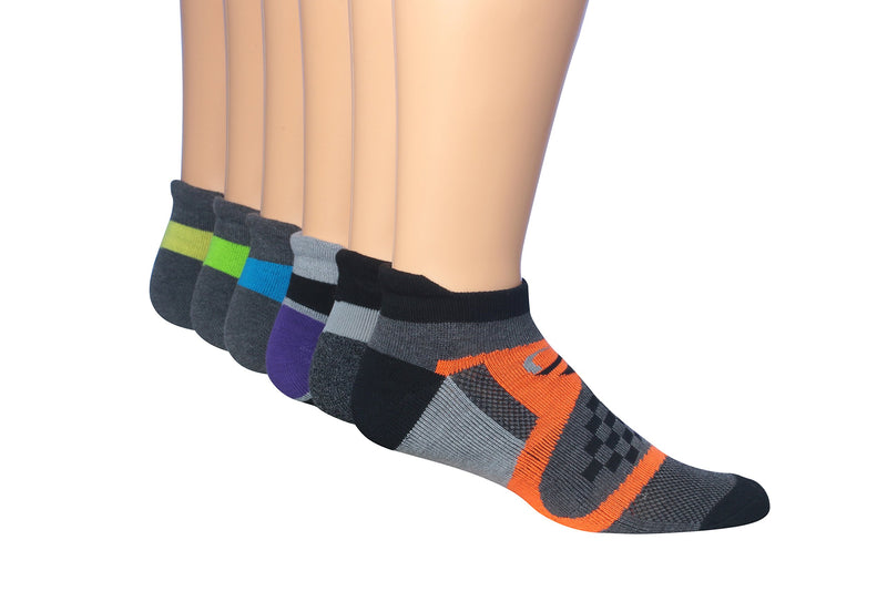 [AUSTRALIA] - Ronnox Men's 12-Pairs Low Cut Running & Athletic Performance Tab Socks Shoe Size: 9-11 (M/L) Colorful Sports 