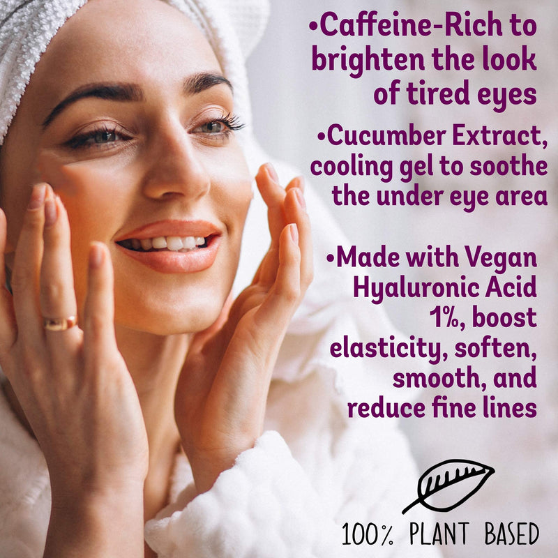 BOHO AROMATIC | Wild Rose Renewal Eye Cream | Natural & Organic Eye Cream | High Performance | Botanical Anti-aging Eye gel for dark circles and puffiness | Control Eye wrinkles and fine lines - BeesActive Australia