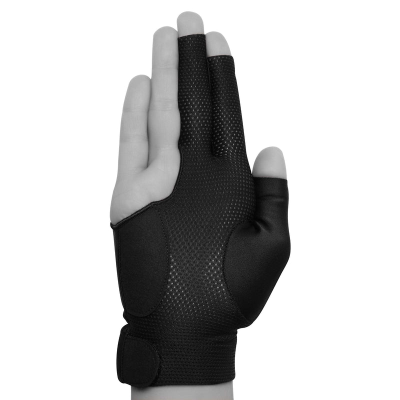 KAMUI Billiard Glove - Quickdry - for Right Hand Black X-Small - BeesActive Australia