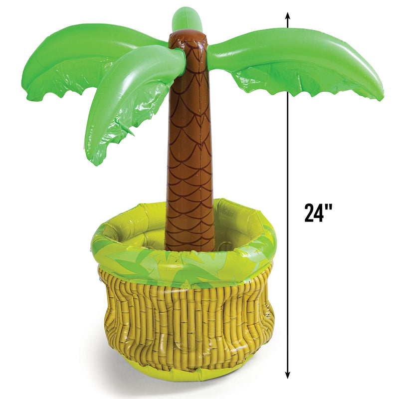 [AUSTRALIA] - 2 Pack 26" Inflatable Cooler, Beer Cooler for Parties, Luau Party Supplies for Adults, Summer Party Decorations, Inflatable Palm Tree for Beach Pool Parties, Pack of 2 