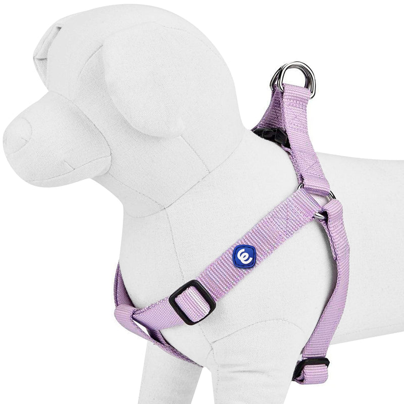Blueberry Pet Essentials 20+ Colors Classic Solid Color Step-in Dog Harnesses/Harness Vests (16.5" - 21.5") Chest Girth (Pack of 1) Lavender - BeesActive Australia
