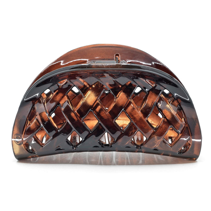 Camila Paris CP1807 French Hair Clip for Women Thick Hair for Long Curly Wavy Hair, Girls Hair Claw Clips Jaw, Durable Styling Big Claw Clip for Thick Hair, Strong Hold No Slip Grip, Made in France 3.5 Inch (Pack of 1) Tortoise Shell - BeesActive Australia