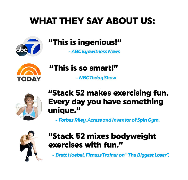 Stack 52 HIIT Interval Workout Game. Designed by Military Fitness Expert. Video Instructions Included. Bodyweight Exercises, No Equipment Needed. Fun and Motivating Training Program. - BeesActive Australia