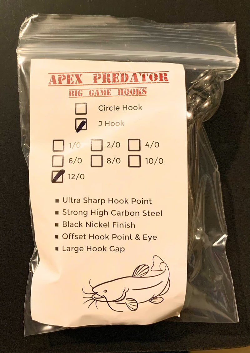 Apex Predator Big River and Ocean Offset J Hook Bulk Pack - BeesActive Australia