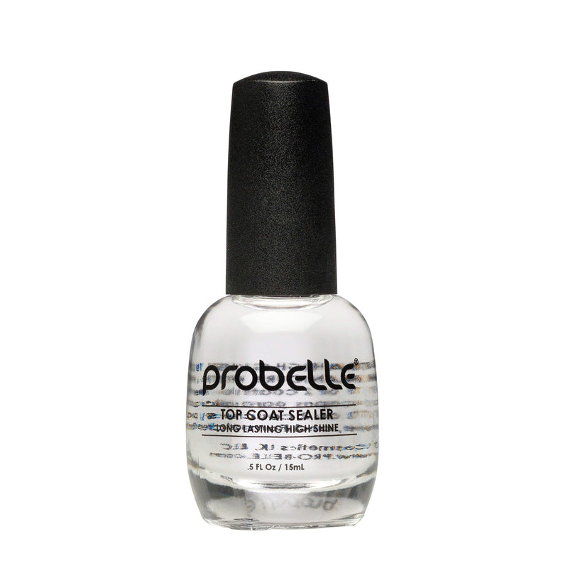 Probelle Top Coat Sealer - Ultra High Gloss and thick finishing top coat for long lasting manicure, 0.5 fl oz/ 15 mL - BeesActive Australia