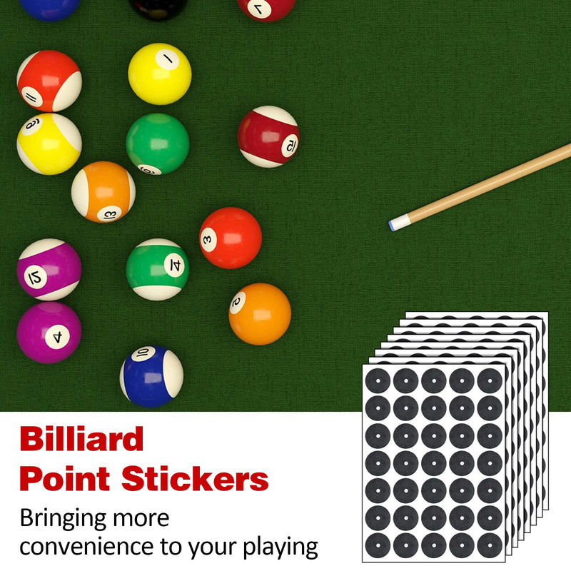 Civaner 105 Pieces Pool Table Marker Dots Billiard Spot Stickers Snooker Spot Billiard Table Marker Dots Pool Ball Position Marker Stickers for Billiards Practice - BeesActive Australia