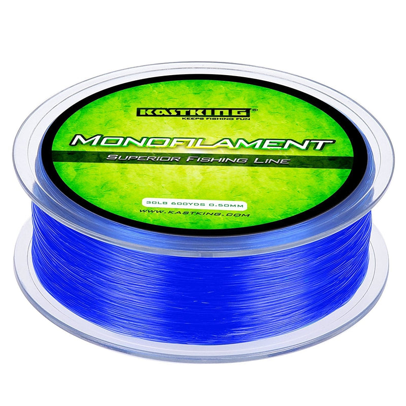 KastKing World's Premium Monofilament Fishing Line - Paralleled Roll Track - Strong and Abrasion Resistant Mono Line - Superior Nylon Material Fishing Line - 2015 ICAST Award Winning Manufacturer 300Yds/4LB Chrome Blue - BeesActive Australia