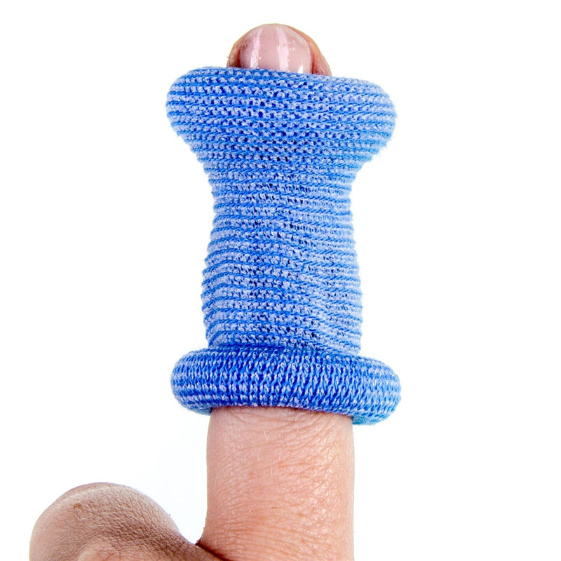 20x Fingerbob Bandage Dressing - Blue Catering Protective Tubular Finger/Thumb Cover - BeesActive Australia