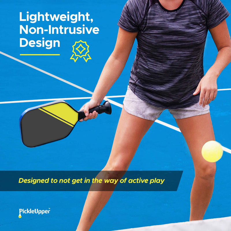 PickleUpper The Original Pickleball Ball Retriever - Attaches to Pickleball Paddles - The Easy Way to Pick Up Pickleball Balls Without Bending Over - Fits Standard Paddles - BeesActive Australia