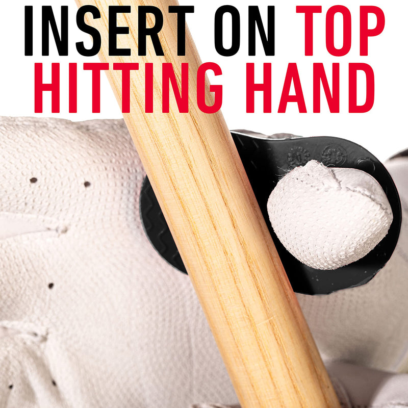 Franklin Sports Baseball Bat Swing Trainer - Gator Grip Grip Trainer - Baseball and Softball Hitting Aid - Knuckle Aligner and Swing Trainer Black - BeesActive Australia