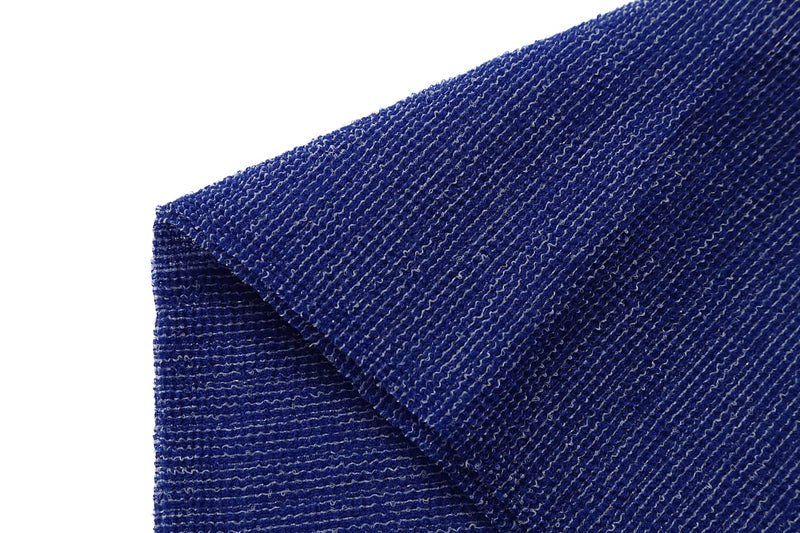 Extra Rough, Exfoliating Washcloth [Made in Japan] Exfoliating Towel Special Texture Makes Fluffy Foam Lather, Back Scrubber, Dead Skin Cell Remover [Loofah for Women and Men] (Blue) Blue - BeesActive Australia