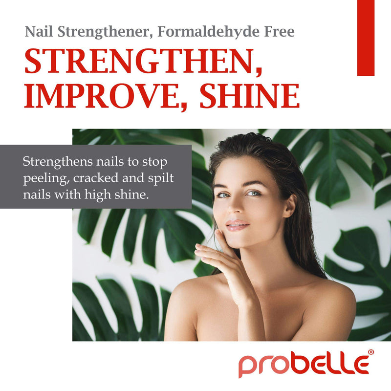 Probelle Nail Strengthener, Nail Strengthening Treatment, Nail Growth and Repair, Stops Peeling, Splits, Chips, Cracks, and Strengthens Nails - BeesActive Australia