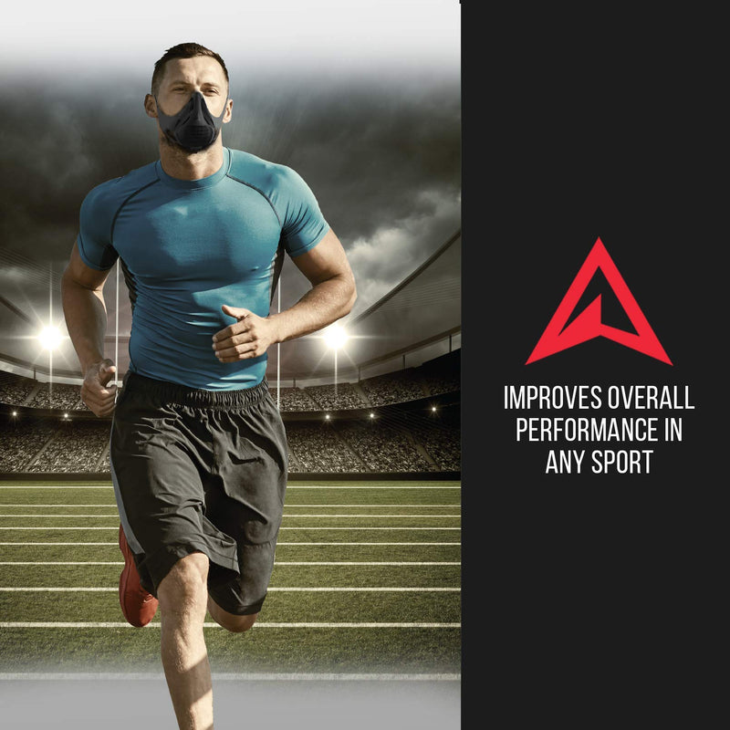 Adurance Training Workout Mask, 4 Breathing Oxygen High Altitude Training Mask Exercise Device - BeesActive Australia