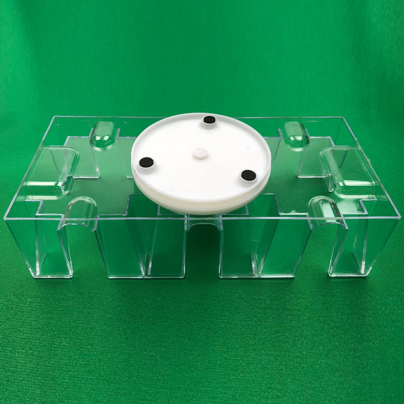 [AUSTRALIA] - Yuanhe 9 Deck Revolving Rotating Canasta Playing Card Tray 