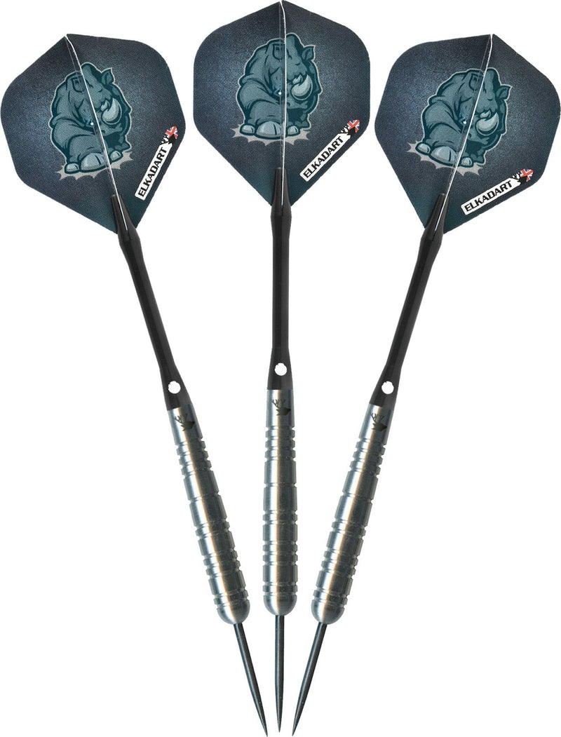 Elkadart Rhino 80% Tungsten Steel Tip Darts with Storage/Travel Case 30 Grams - BeesActive Australia