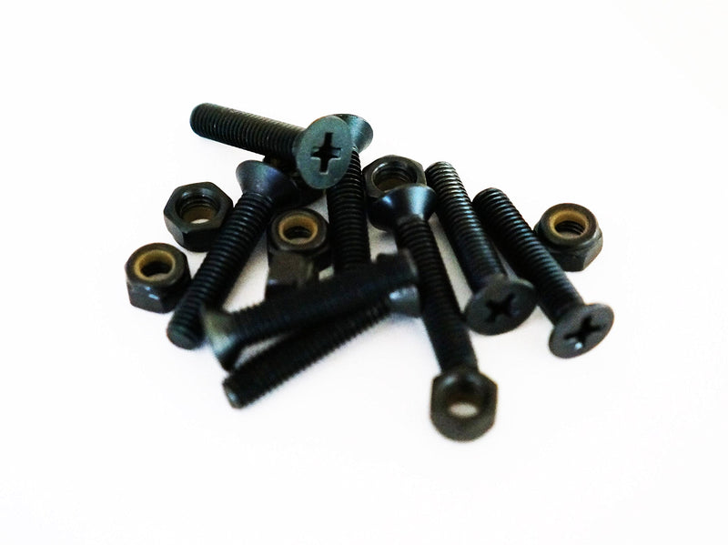 VJ Longboard Skateboard Riser Pads 6mm 12mm 14mm w Hardware Screw 1.25 1.5 1.75 2 inch, Black - BeesActive Australia