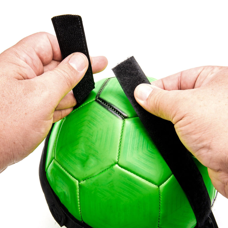 Victor Fitness Black Solo Elastic Soccer Trainer to Increase Your Soccer Skills Perfect for Kids and Adults - Hands-Free Adjustable Solo Soccer Trainer Fits Ball Sizes: 3, 4, & 5 VFSTBK - BeesActive Australia