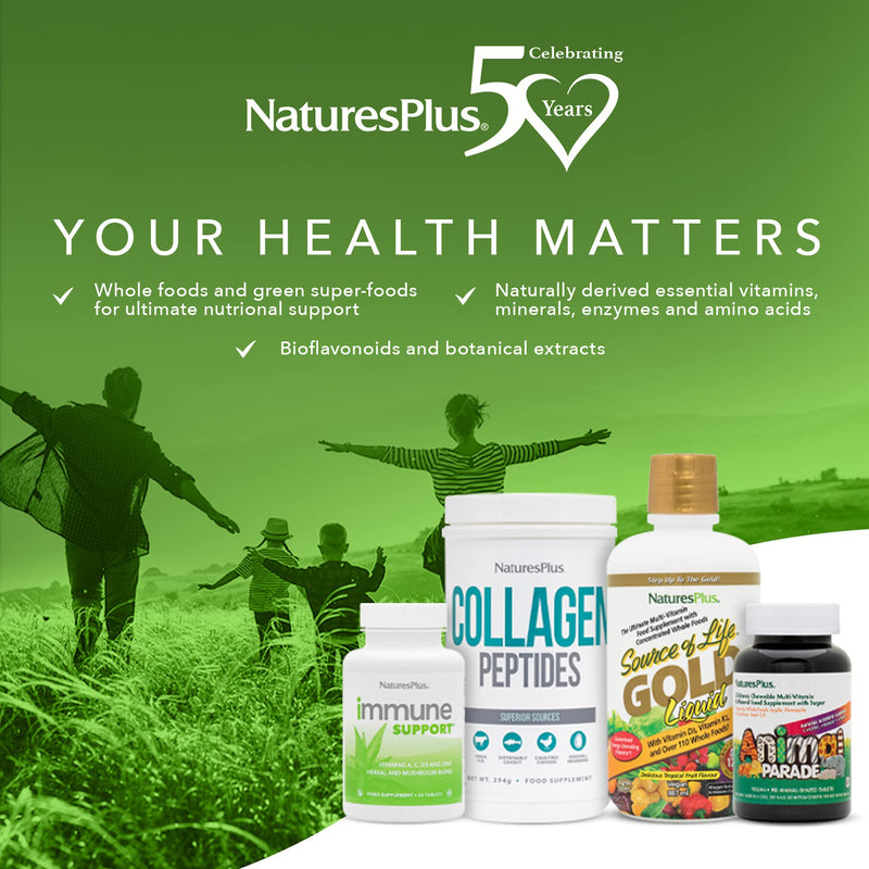 NaturesPlus Source of Life Garden Organic Vitamin K2 - 120 mcg Certified Organic Vitamin K2 MK7 (Menaquinone-7) - Vegan, Gluten Free - 60 Capsules - BeesActive Australia