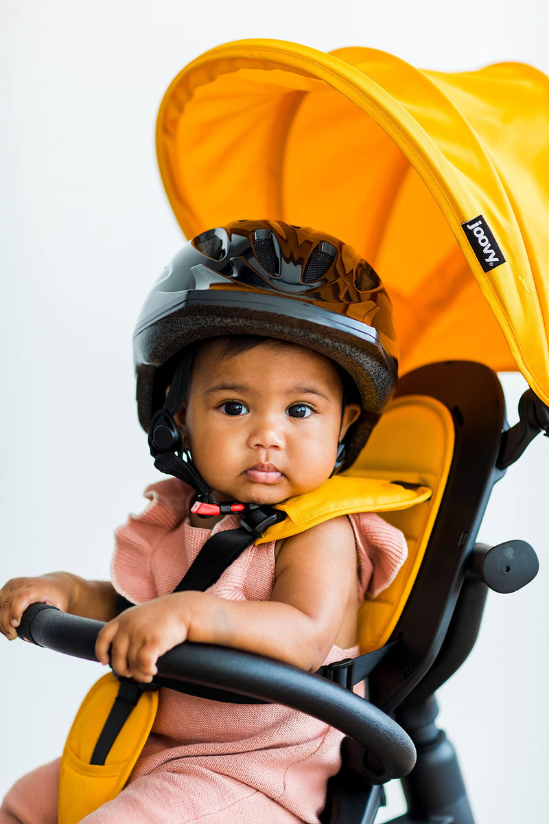 Joovy Noodle Multi-Sport Helmet XS-S, Kids Adjustable Bike Helmet, Black X-Small/Small (Pack of 1) - BeesActive Australia