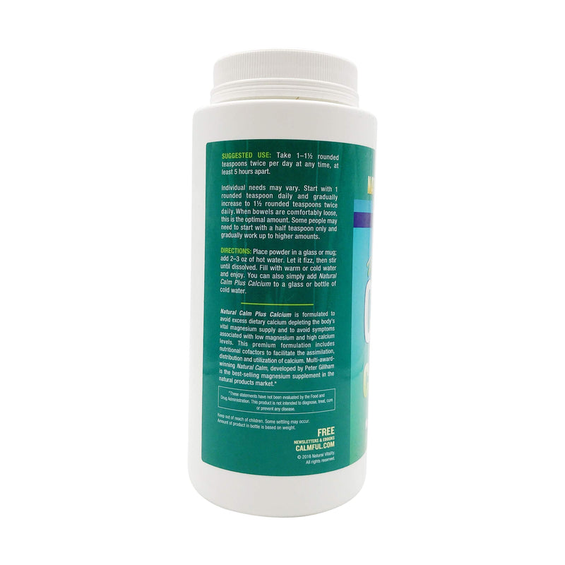 Natural Vitality Natural Calm + Calcium - Relax - Relaxation - Unwind - Stress - Anxious - Anxiousness - Restless Legs - Unflavoured - 454 gram - BeesActive Australia