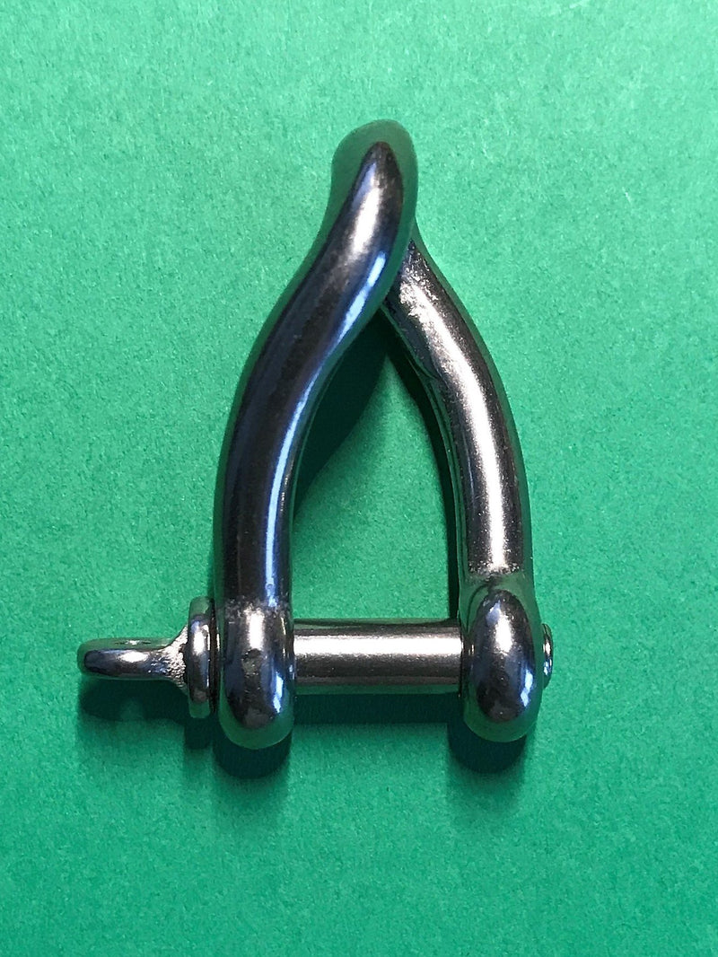 [AUSTRALIA] - Stainless Steel 316 Twist Shackle 3/16" (5mm) Marine Grade 