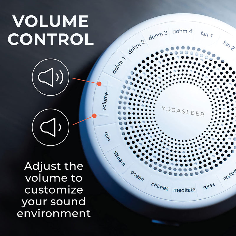 Marpac Yogasleep Whish White Noise Sound Machine 16 Natural Nature & Soothing Sounds with Volume Control, 1.3 kg, White - BeesActive Australia