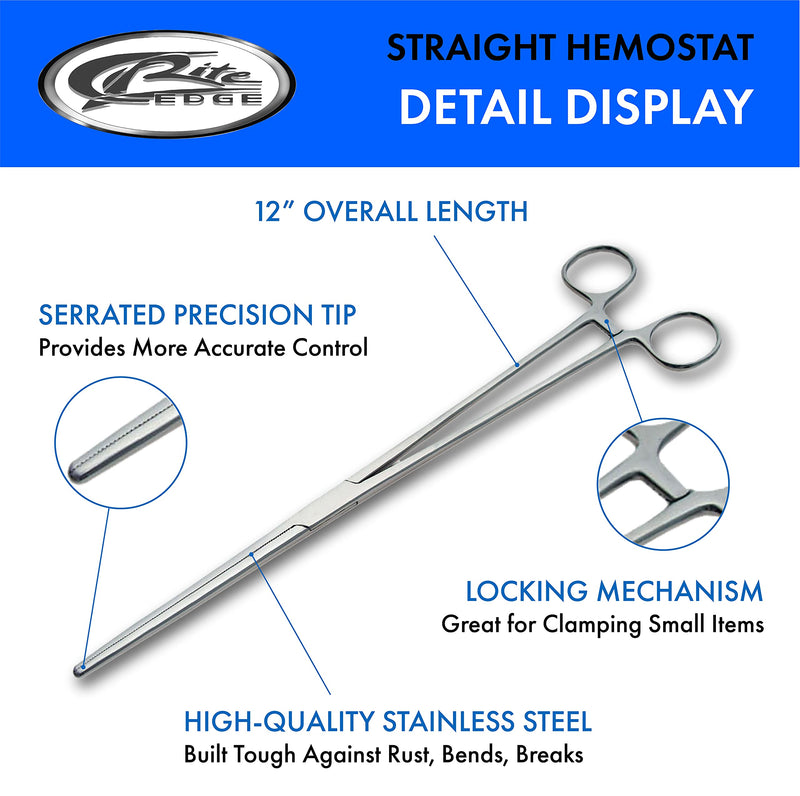 Szco Supplies Straight Hemostats, 12-Inch - BeesActive Australia