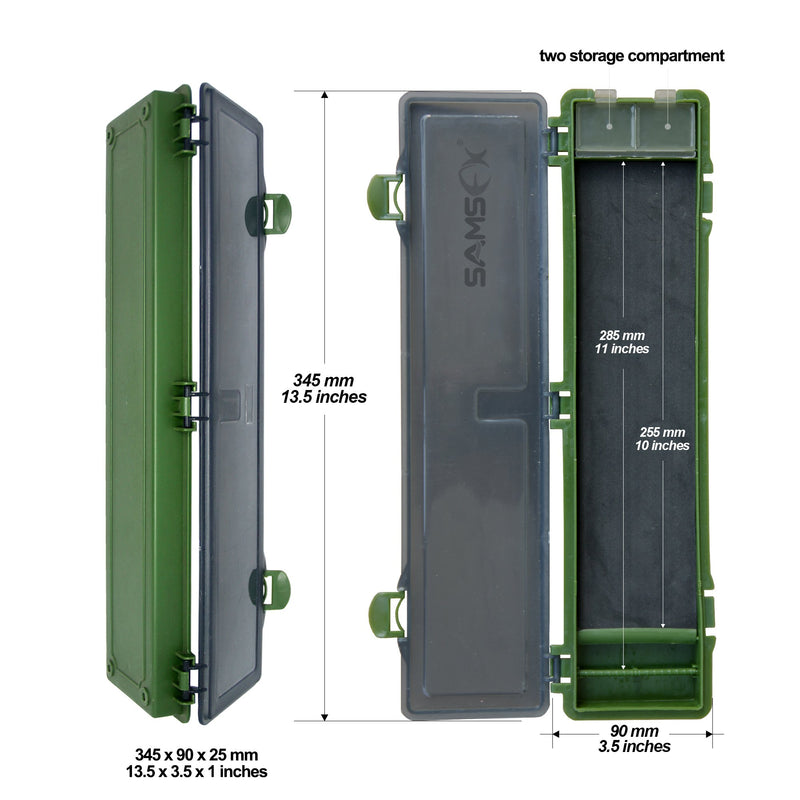 [AUSTRALIA] - SAMSFX Carp Fishing Tackle Box Stiff Hair Rig Board Rig Box Wallet Rig Storage Box 