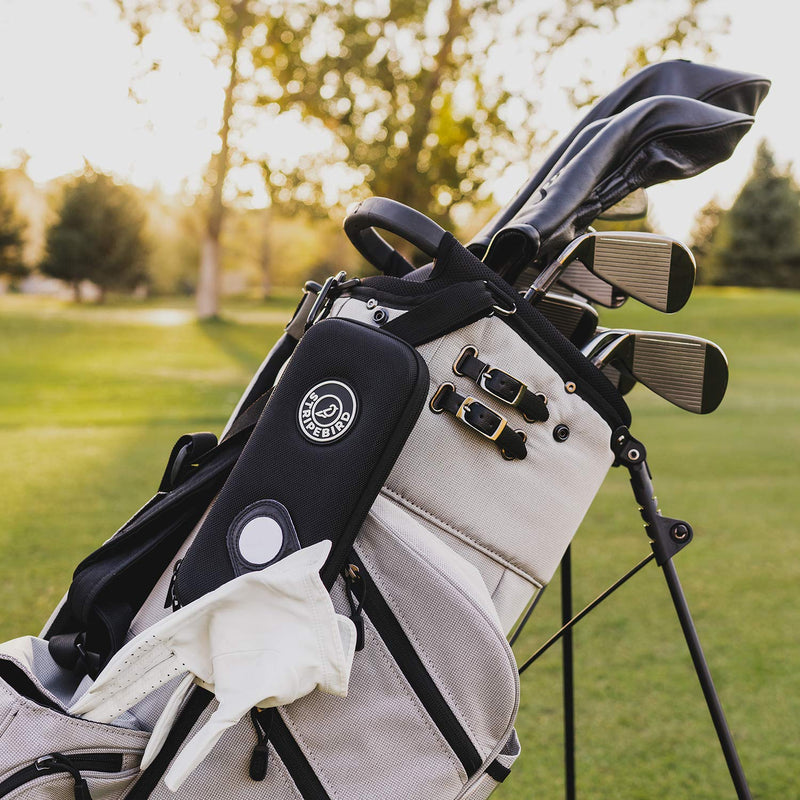 Stripebird - Golf Performance Gloves Holder Case - Protect and Keep Golf Gloves Dry - Moisture Free Storage Design - Includes Golf Bag Clip for Golfers Major Red - BeesActive Australia